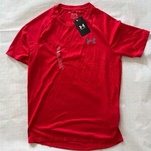 Under Armour Men's tach 2.0 Red Short Sleeve Tee